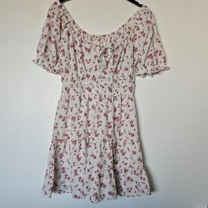 Blush Pink Floral Dress